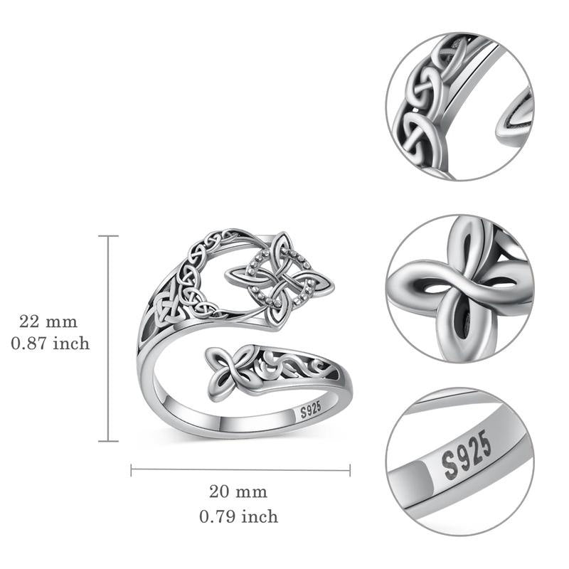 ⏳Limited-time 50% off⏰Celtic Knot Open Ring💍