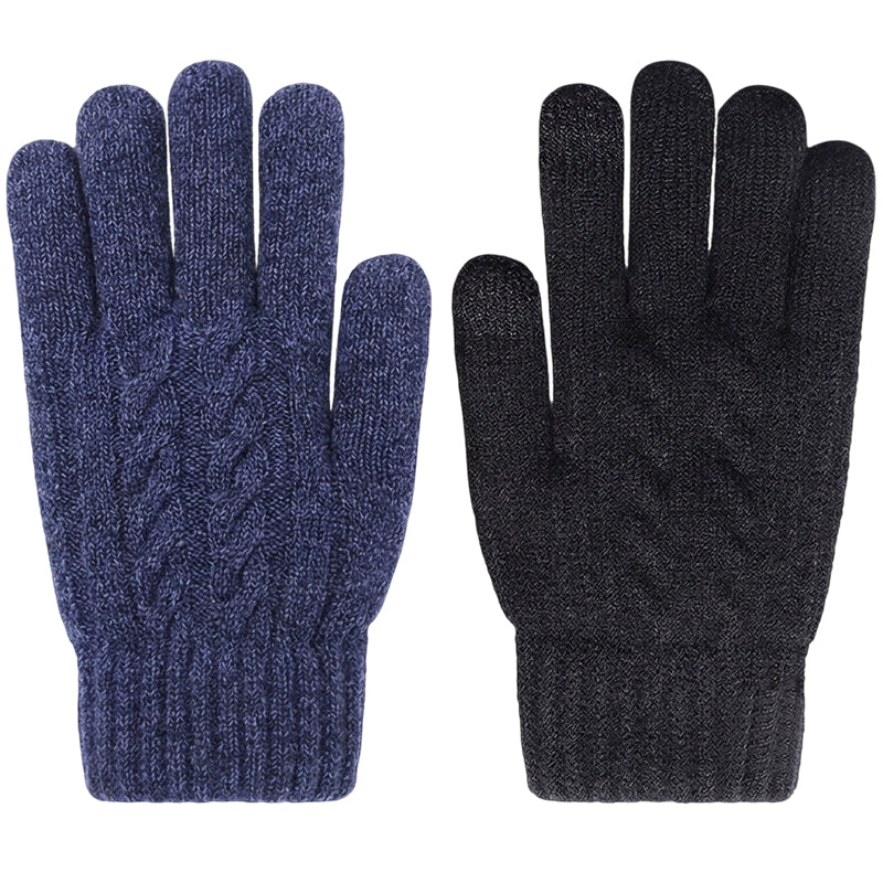 đNeu! 50% Rabatt!đ Unisex Winter Warme Gestrickte Touchscreen-Handschuhe