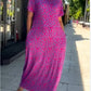 💃2026 modna sukienka z nadrukiem plus size