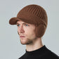 Męska czapka z dzianiny wełnianej🧢