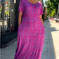 💃2026 modna sukienka z nadrukiem plus size