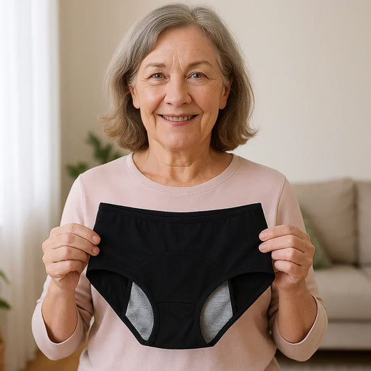 2025 Wysokiej jakości majtki fizjologiczne z wysokim stanem zapobiegające przeciekaniu bocznemu - dla ochrony kobiet