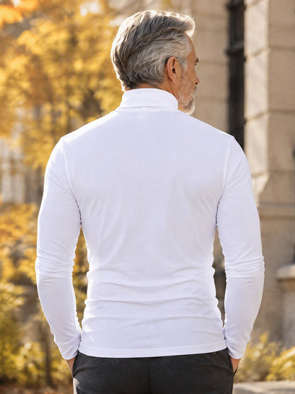 📊 Über 200.000 Verkäufe – Dankeschön mit 50% Rabatt! Herren Slim-Fit Rollkragenoberteil
