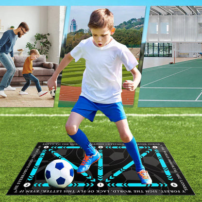⚽2026 Mata treningowa dla wszystkich poziomów gry w piłkę nożną (antypoślizgowa, cicha)
