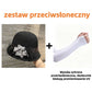 🌸Letni kapelusz damski z plecionymi kwiatami, składany👒