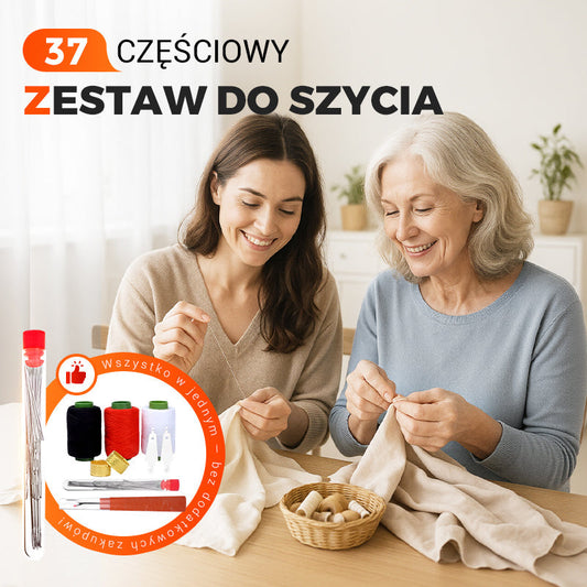🧵 37-częściowy zestaw do szycia – wszystko, czego potrzebujesz do napraw i kreatywnych projektów