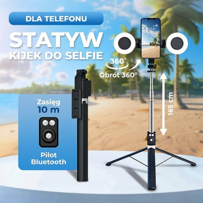 🔥 Nowy, 6-w-1 Bluetooth kij do selfie