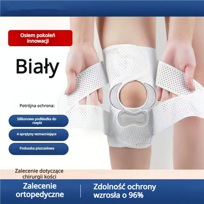8. generacja – 4 sprężyny stabilizujące + potrójna ochrona rzepki🔥 Oddychająca orteza na kolano – ochrona łąkotki i więzadeł ✨wsparcie przy bólu i kontuzjach ✨