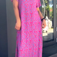 💃2026 modna sukienka z nadrukiem plus size