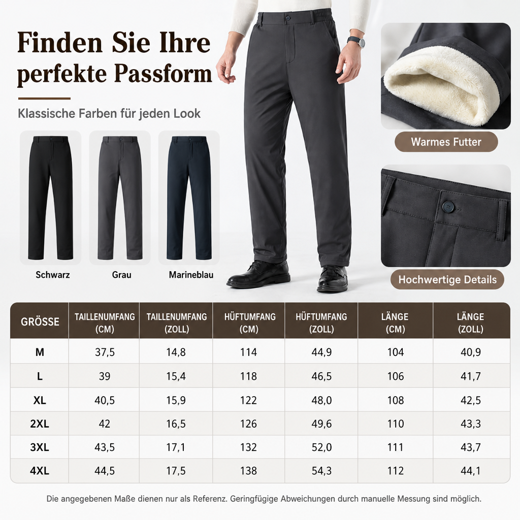 🌟Bestseller reduziert! Nur diese Woche!🌟 Warme Graphen-gefütterte Winterhosen für Herren
