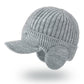 Męska czapka z dzianiny wełnianej🧢
