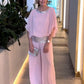 🌸2026 Elegancki dwuczęściowy zestaw Colorblock z cekinami