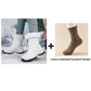 【EU36-42】❄️Zimowe damskie buty z PU z bawełnianą wyściółką i polarową podszewką