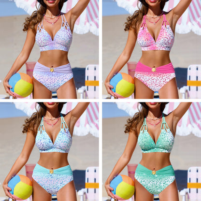👙🌊Kantarka seksowny bikini z nadrukiem