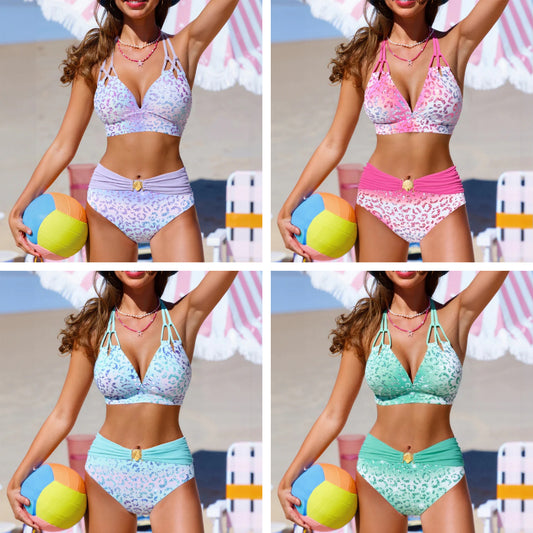 👙🌊Kantarka seksowny bikini z nadrukiem