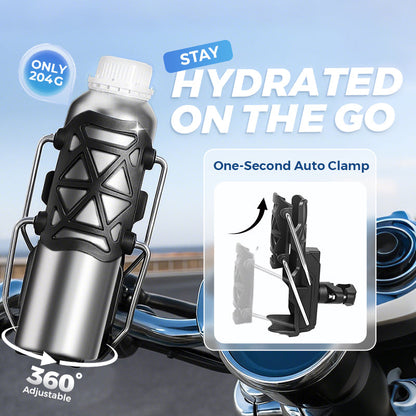 🎁 Gorąca wyprzedaż – 40% RABATU! 🔥 Uniwersalny uchwyt na bidon – rower i motocykl 🚴🏍️💧 Stabilny, regulowany i łatwy w montażu – Twój bidon zawsze pod ręką! 🥤✨