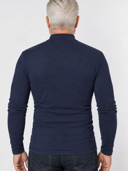 📊 Über 200.000 Verkäufe – Dankeschön mit 50% Rabatt! Herren Slim-Fit Rollkragenoberteil