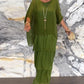 💥2025 Elegancka warstwowa sukienka maxi w stylu vintage