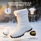 【EU36-42】❄️Zimowe damskie buty z PU z bawełnianą wyściółką i polarową podszewką