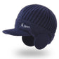 Męska czapka z dzianiny wełnianej🧢
