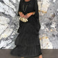 💥2025 Elegancka warstwowa sukienka maxi w stylu vintage
