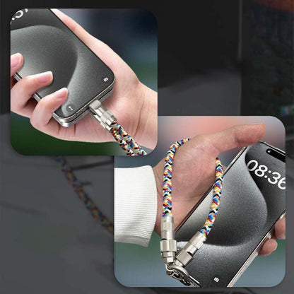 ⚡ Kabel do ładowania z smyczą 2 w 1 do telefonu