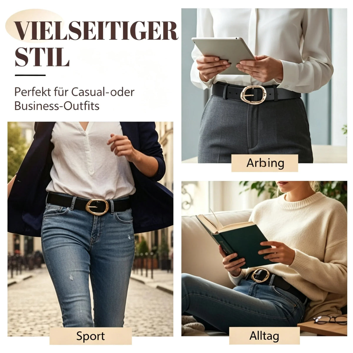 💥💥Heute 50 % Rabatt!🔥🎁Stilvoller Damen-PU-Leder-Gürtel