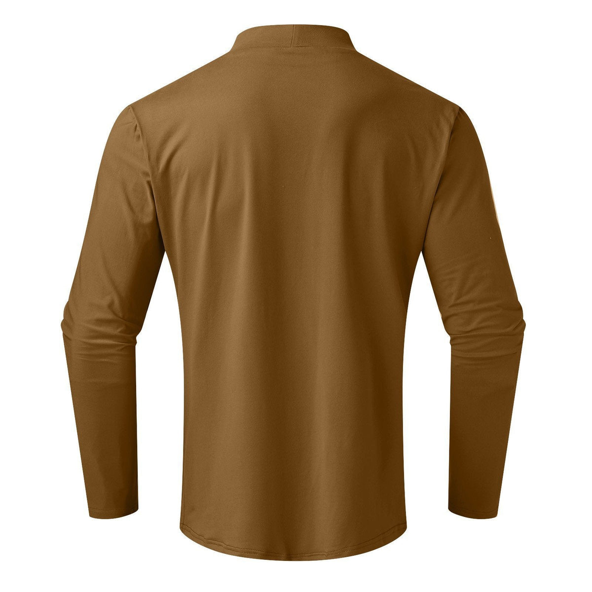🔥🔥Slim Fit Langarm-T-Shirt für Herren mit Stehkragen