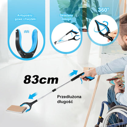 Składany chwytak z obrotowym uchwytem 360°