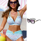 👙🌊Kantarka seksowny bikini z nadrukiem