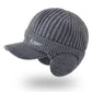 Męska czapka z dzianiny wełnianej🧢