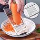 4 w 1 🥕 Wielofunkcyjny zestaw kuchenny do krojenia, tarcia i siekania warzyw