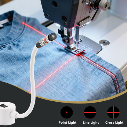 🧵 Laserowa Linia do Maszyny do Szycia – Szyj Dokładnie i Szybko!