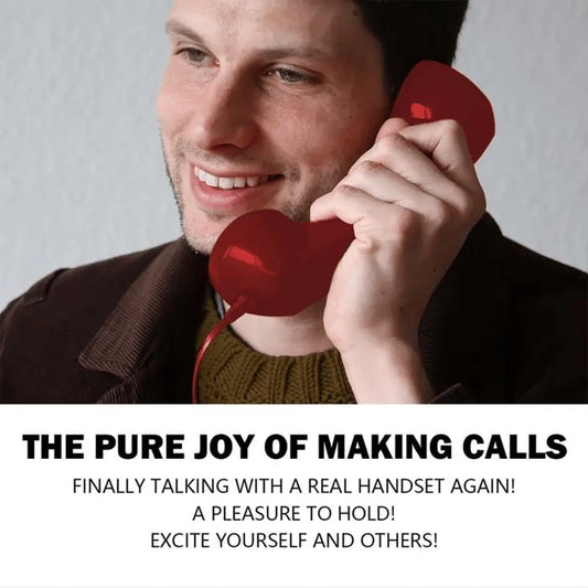 💥 Świąteczna wyprzedaż – 50% TANIEJ! 📞 Słuchawka telefoniczna w stylu retro / vintage ✨ Najbardziej wyjątkowy świąteczny prezent! Idealny dla miłośników muzyki 🎄