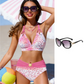 👙🌊Kantarka seksowny bikini z nadrukiem