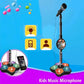 🎤 Zabawkowy mikrofon karaoke dla dzieci – światła + wysuwalna szyna (70-90cm) – idealny prezent na urodziny!🎁