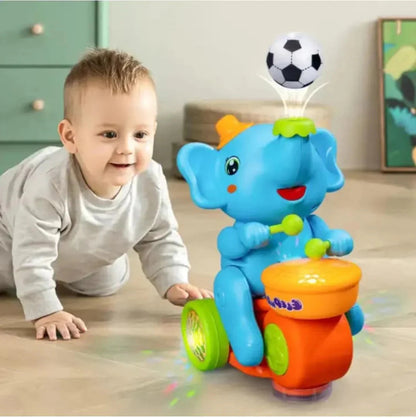 🐘 Muzyczny chodzący słoń perkusista 😃