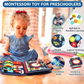 🎓 Montessori Edukacyjna Tablica Zabaw Busy Board – Ucz się Ubierać, Rozwijaj Umiejętności Manualne i Logiczne u Dzieci