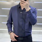 M-4XL 👔 Męska koszula Patchwork w stylu Business Casual