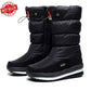 【🔥 Oferta ograniczona czasowo】👢Damskie wodoodporne, antypoślizgowe śniegowce z imitacji skóry