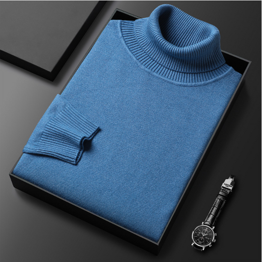 🔥Męski sweter Premium w jednolitym kolorze