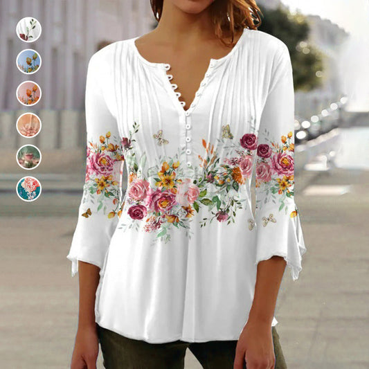 🔥👚Jedna rzecz, dwa style! 🌸2025 Koszulka damska z nadrukiem