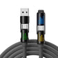 Kabel danych 4 w 1 z szybkim ładowaniem i świecącym światłem