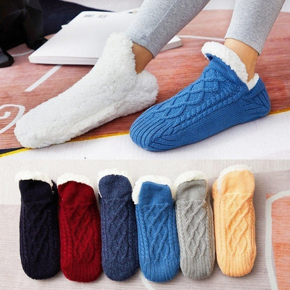 【2+1 gratis】🧦Skarpety z silikonowym uchwytem i polarową wyściółką do użytku domowego