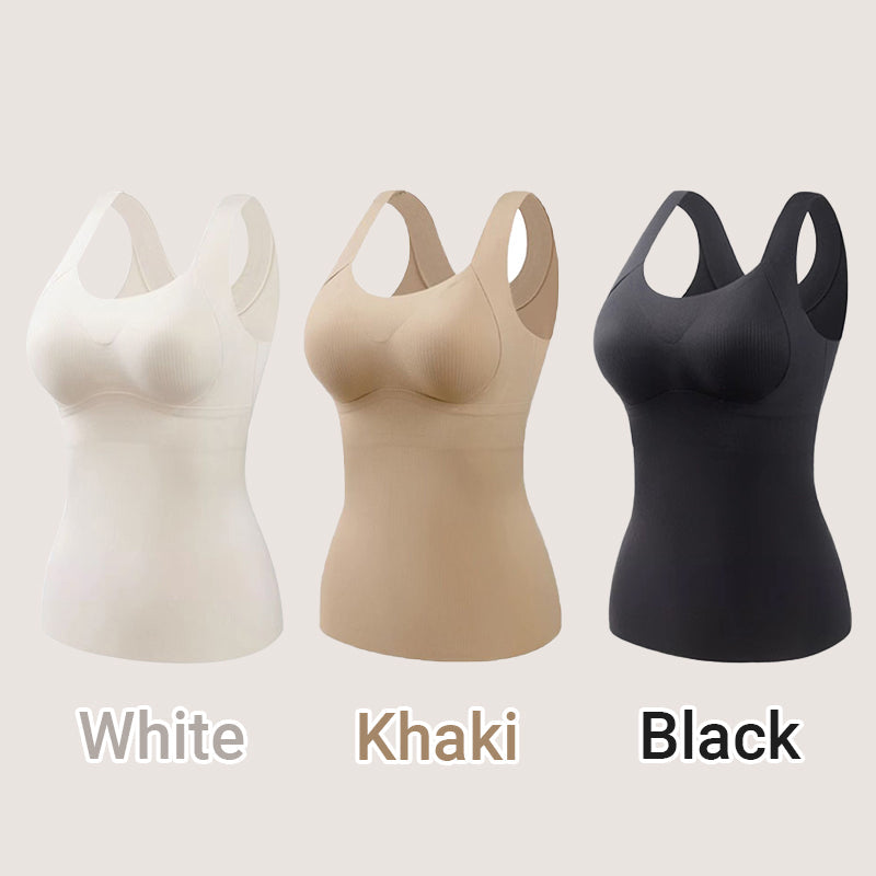 🔥💐Thermo-Tanktops mit U-Ausschnitt und integriertem BH für Damen