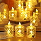 🔥3 szt./ZESTAW🕯️🎁 Kryształowa świeca bezpłomieniowa