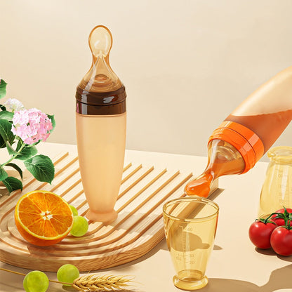 Silikonowa łyżeczka do karmienia – praktyczne, dodatkowe narzędzie do podawania pokarmu dla niemowląt