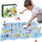 Zestaw Puzzle Toru Dinozaurów z Autkiem – Interaktywna Zabawa Dla Dzieci! 🚗