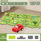 Zestaw Puzzle Toru Dinozaurów z Autkiem – Interaktywna Zabawa Dla Dzieci! 🚗