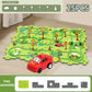 Zestaw Puzzle Toru Dinozaurów z Autkiem – Interaktywna Zabawa Dla Dzieci! 🚗